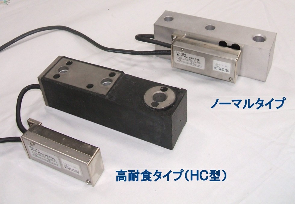 高耐食仕様(-HC)のデジタルロードセル搭載も可能